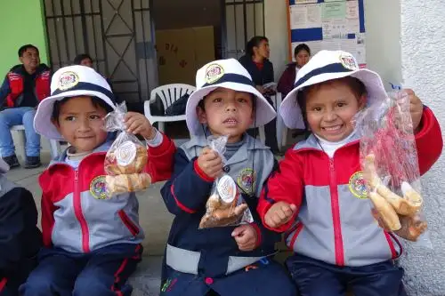 Los niños recibirán panes elaborados a base de granos andinos como la quinua, kiwicha y cañihua. Foto: ANDINA/Qali Warma