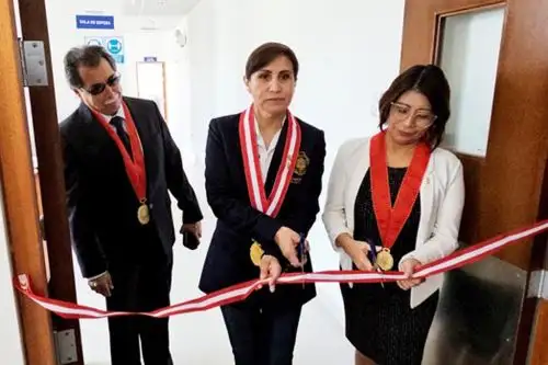 Fiscal de la Nación, Patricia Benavides, inauguró sede del MP en Pisco, Ica. Foto: ANDINA/difusión.