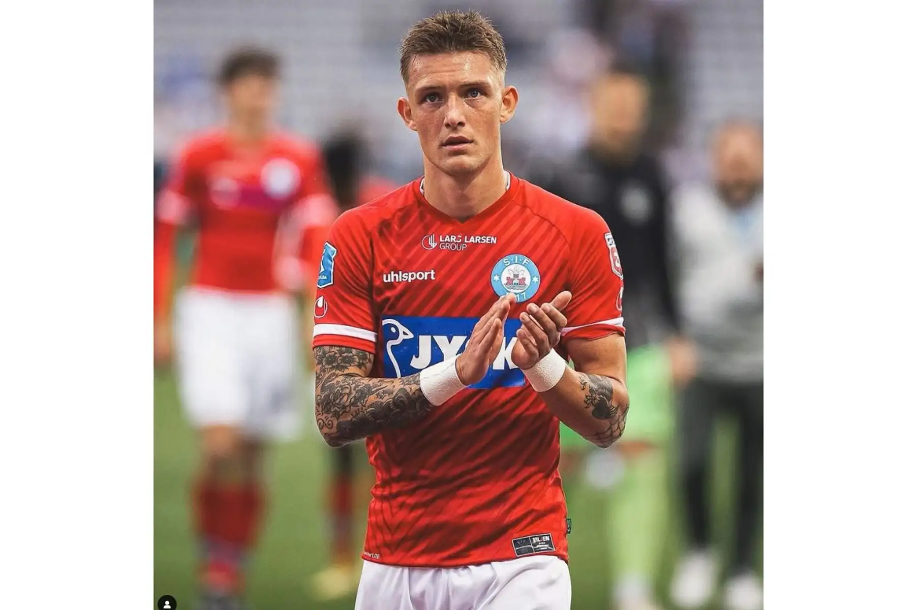 El futbolista Oliver Sonne llegó este sábado al país para sumarse al cuadro bicolor a fin de disputar los partidos de la fecha doble de las Eliminatorias al Mundial 2026 ante Chile y Argentina.
Foto: Instagram Oliver Sonne