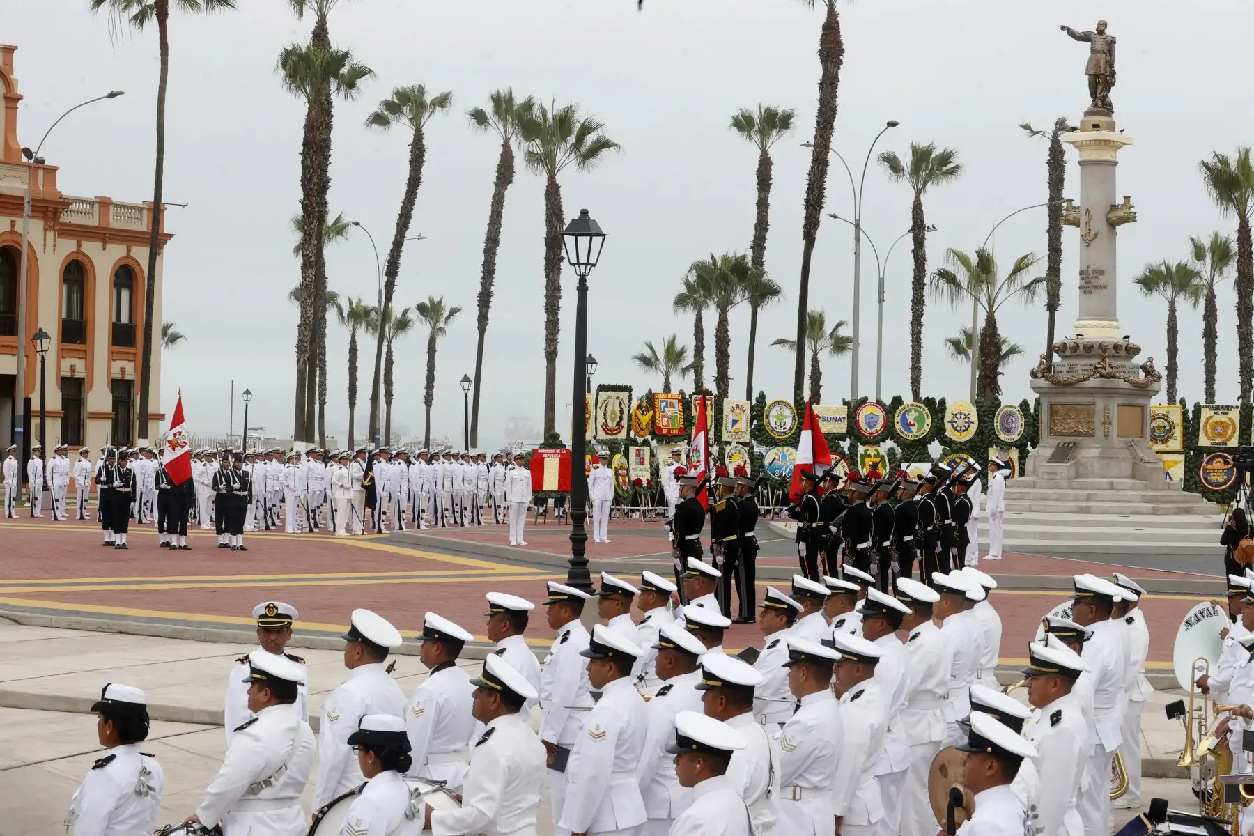 Marina de Guerra del Perú recuerda gesta heroica de Miguel Grau en combate de Angamos. Foto: ANDINA/Vidal Tarqui