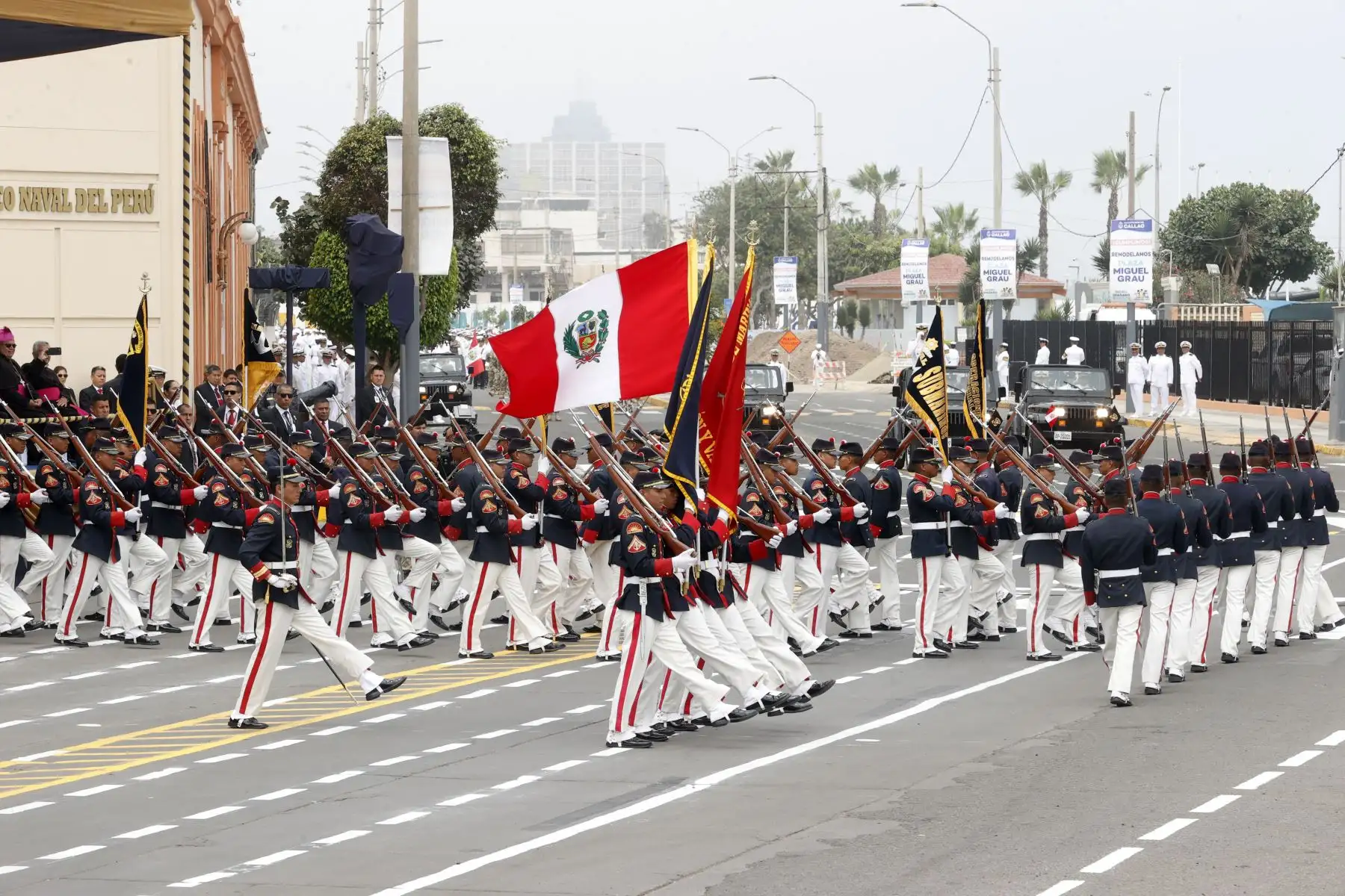 Marina de Guerra del Perú recuerda gesta heroica de Miguel Grau en combate de Angamos. Foto: ANDINA/Vidal Tarqui