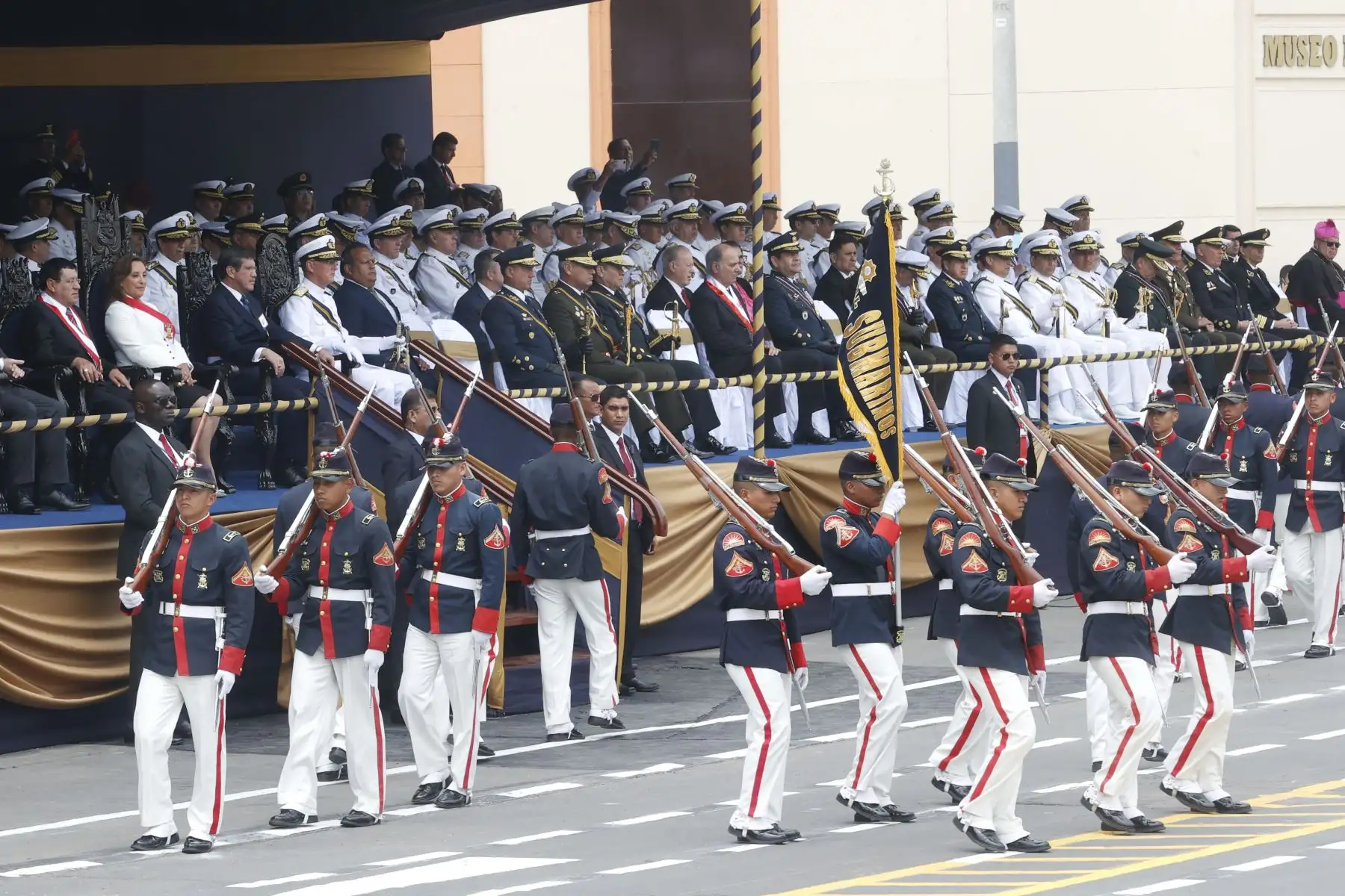 Marina de Guerra del Perú recuerda gesta heroica de Miguel Grau en combate de Angamos. Foto: ANDINA/Vidal Tarqui