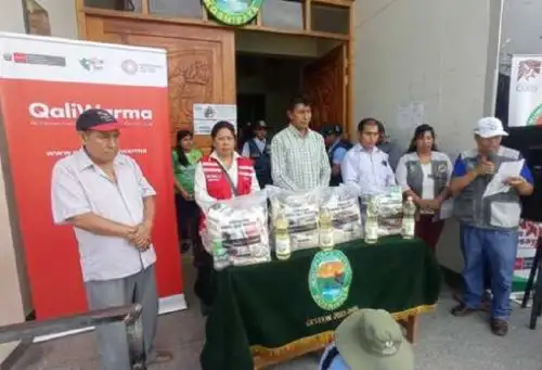 entregó un total de 37.7 toneladas de alimentos inocuos y saludables a la Municipalidad Distrital de Kosñipata, en la provincia de Paucartambo, región Cusco, para la atención de 1,213 ciudadanos en condición de vulnerabilidad, para un periodo de consumo de 90 días.