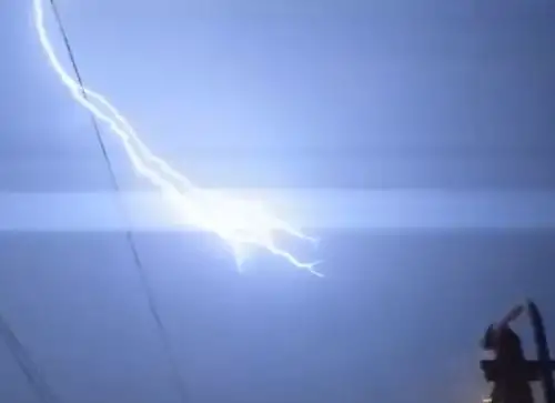 Una lluvia intensa, acompañada de tormenta eléctrica, se registró anoche en las provincias de Chepén y Pacasmayo. ANDINA/Difusión