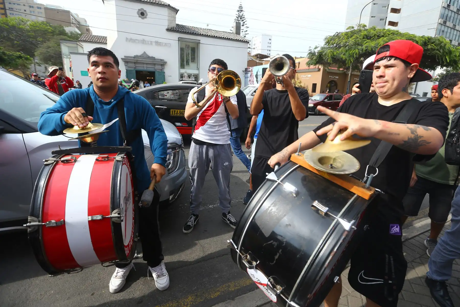 Selección Peruana deja el  hotel de concentración y se dirige al aeropuerto con rumbo a Chile para enfrentat al seleccionado chileno por  las Eliminatorias 2023. Foto:ANDINA/Eddy Ramos
