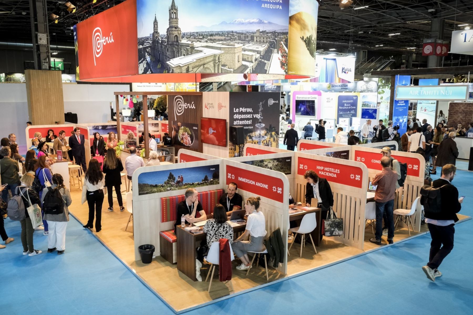 Perú tuvo una exitosa participación en Top Resa, la feria más importante de la industria turística que se realiza en París, Francia. Foto: Cortesía.