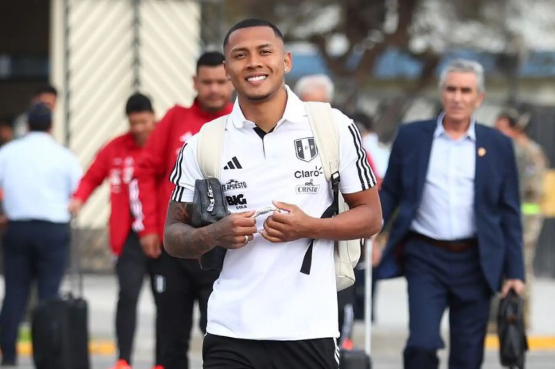 La Selección Peruana de Fútbol ya se encuentra en Santiago de Chile para su próximo duelo de clasificatoria al Mundial 2026. Foto: FPP