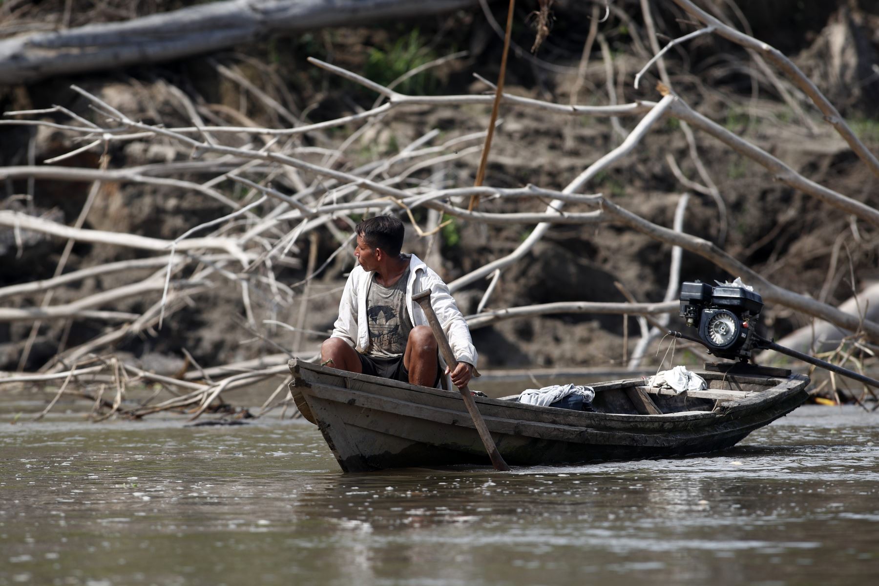 El agua es fundamental en la vida de las comunidades nativas amazónicas. Foto: ANDINA/Daniel Bracamonte