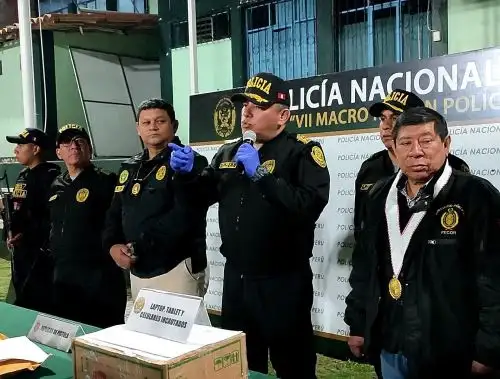 La Policía de Cusco informó que los nueve presuntos miembros de la banda criminal "Los cogoteros del sur" son investigados por el delito de extorsión en su modalidad de "gota a gota". ANDINA/Difusión