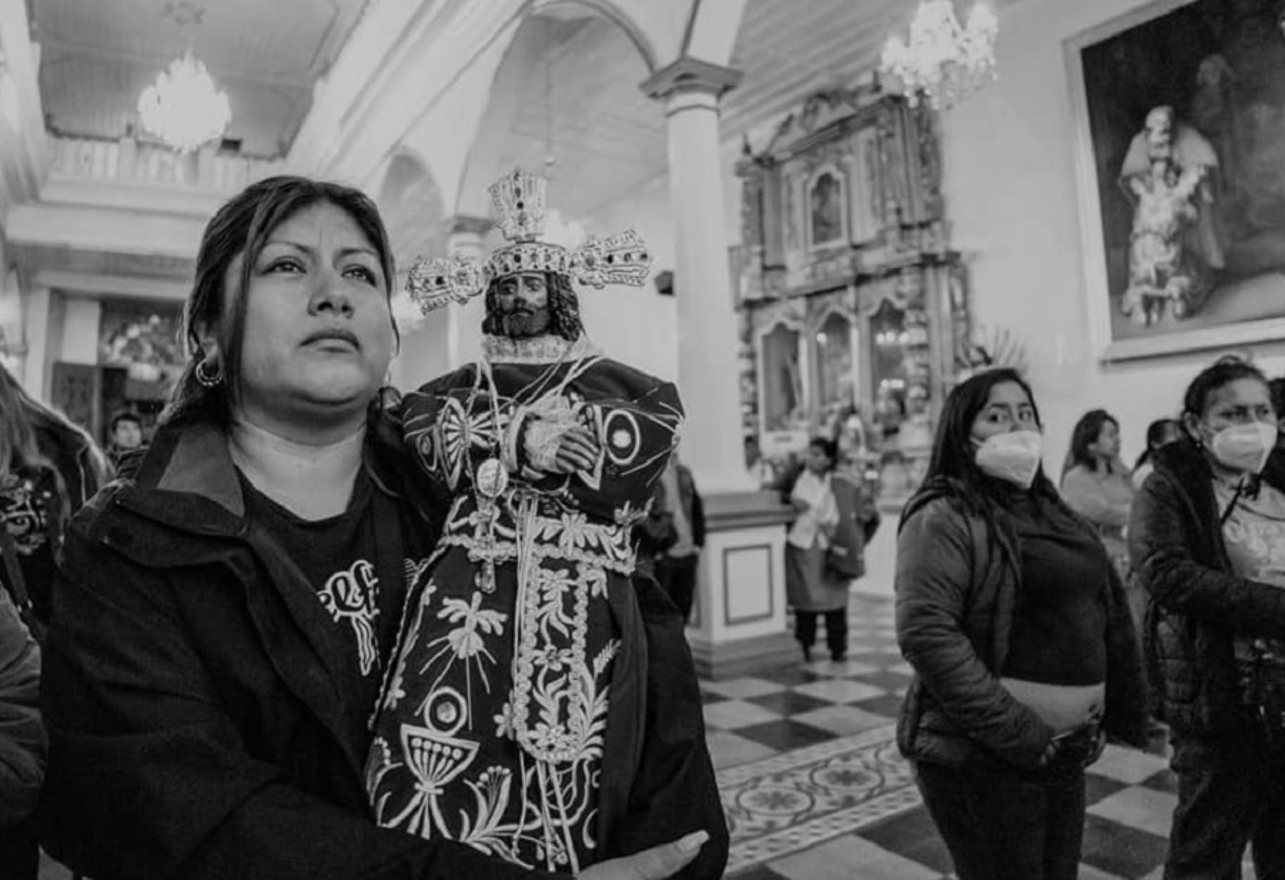 La festividad y peregrinación en honor al Señor Cautivo de Ayabaca convoca a miles de fieles procedentes de todo el Perú e incluso de otros países que acuden rendir homenaje y agradecimiento a esta advocación de Jesucristo que es Patrimonio Cultural de la Nación desde 2013. Foto: Carlos Tamayo/Facebook Festividad del Señor Cautivo de Ayabaca.