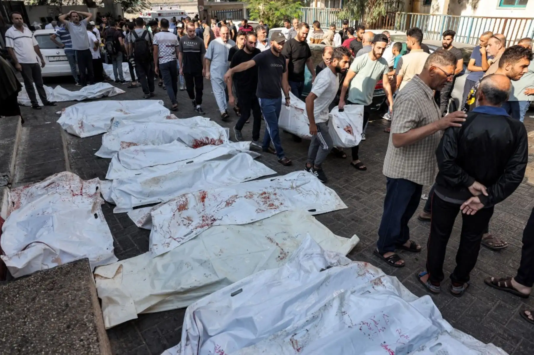 Miles de personas, tanto israelíes como palestinas, han muerto desde el 7 de octubre de 2023, después de que militantes palestinos de Hamás con base en la Franja de Gaza ingresaran al sur de Israel en un ataque sorpresa que llevó a Israel a declarar la guerra a Hamás en Gaza el 8 de octubre . Foto: AFP