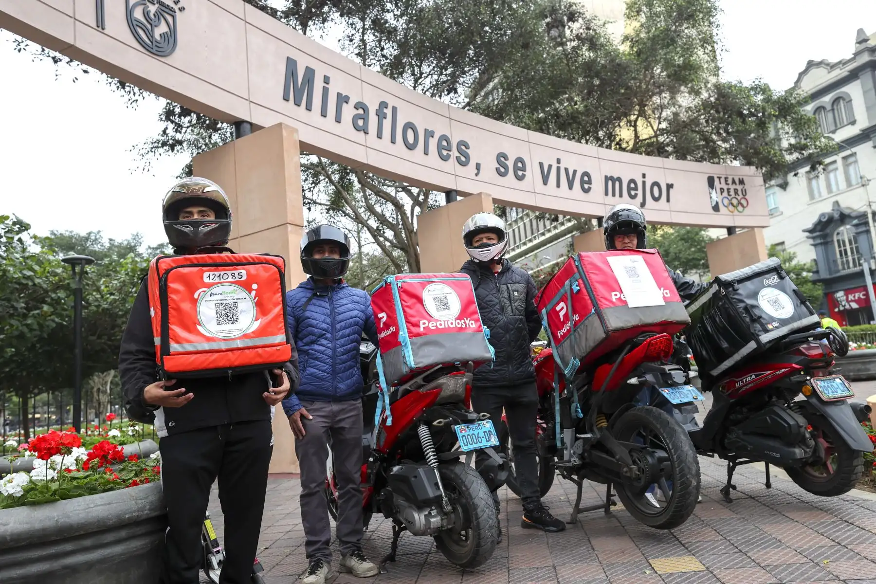 Los motorizados podrán ser identificados rápidamente por las autoridades a través del código QR

Foto: ANDINA/Juan Carlos Guzmán Negrini