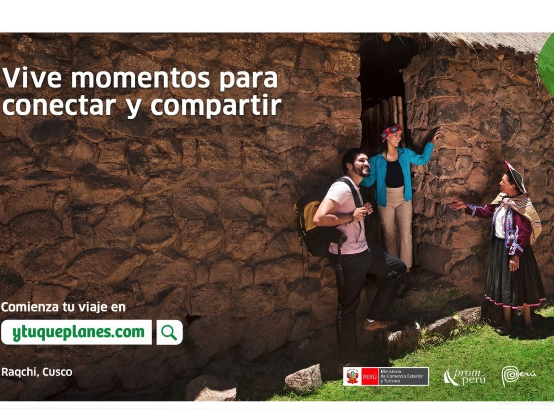 Campaña de Promperú busca promover emprendimientos de turismo comunitario sostenible en nueve regiones del país.