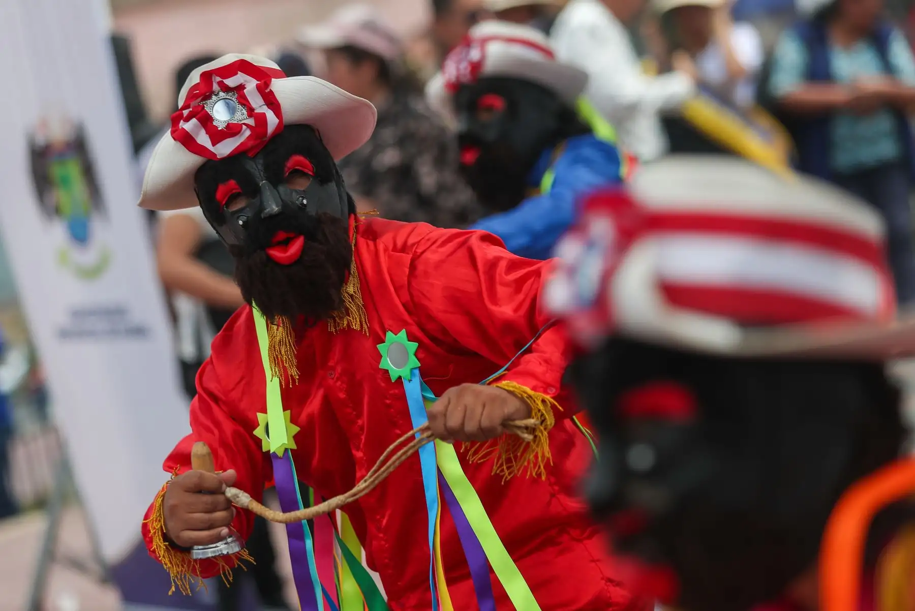 X feria gastronómica del chancho al palo Huaral 2023, se celebra la inscripción de este potaje como plato bandera del Perú. 
La feria tuvo distintos actos artísticos. danzas de distintas partes del país
Foto: ANDINA/Ricardo Cuba