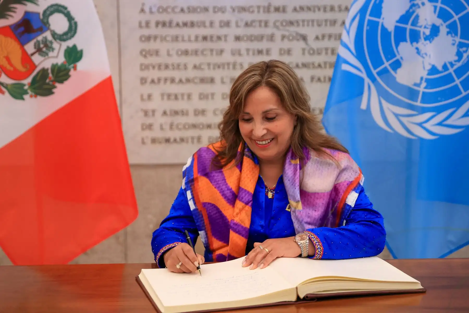 La presidenta Dina Boluarte se reunió con el director general de la Organización de las Naciones Unidas para la Alimentación y la Agricultura (FAO), QU Dongyu.
Foto: ANDINA/Prensa Presidencia