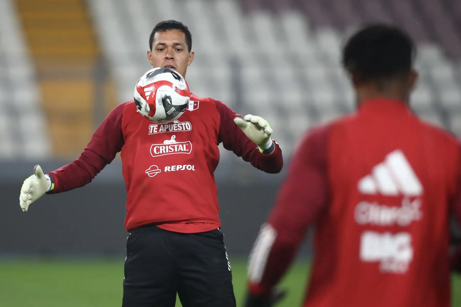 La Selección Peruana realizó  entrenamientos en el  Estadio Nacional con miras a enfrentar al seleccionado de Argentina por las Eliminatorias Sudamericanas. 
Foto: Selección Peruana