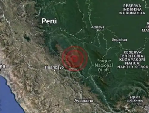 Un temblor de magnitud 4.0 se registró en la madrugada de hoy en la provincia de Concepción, región Junín.
