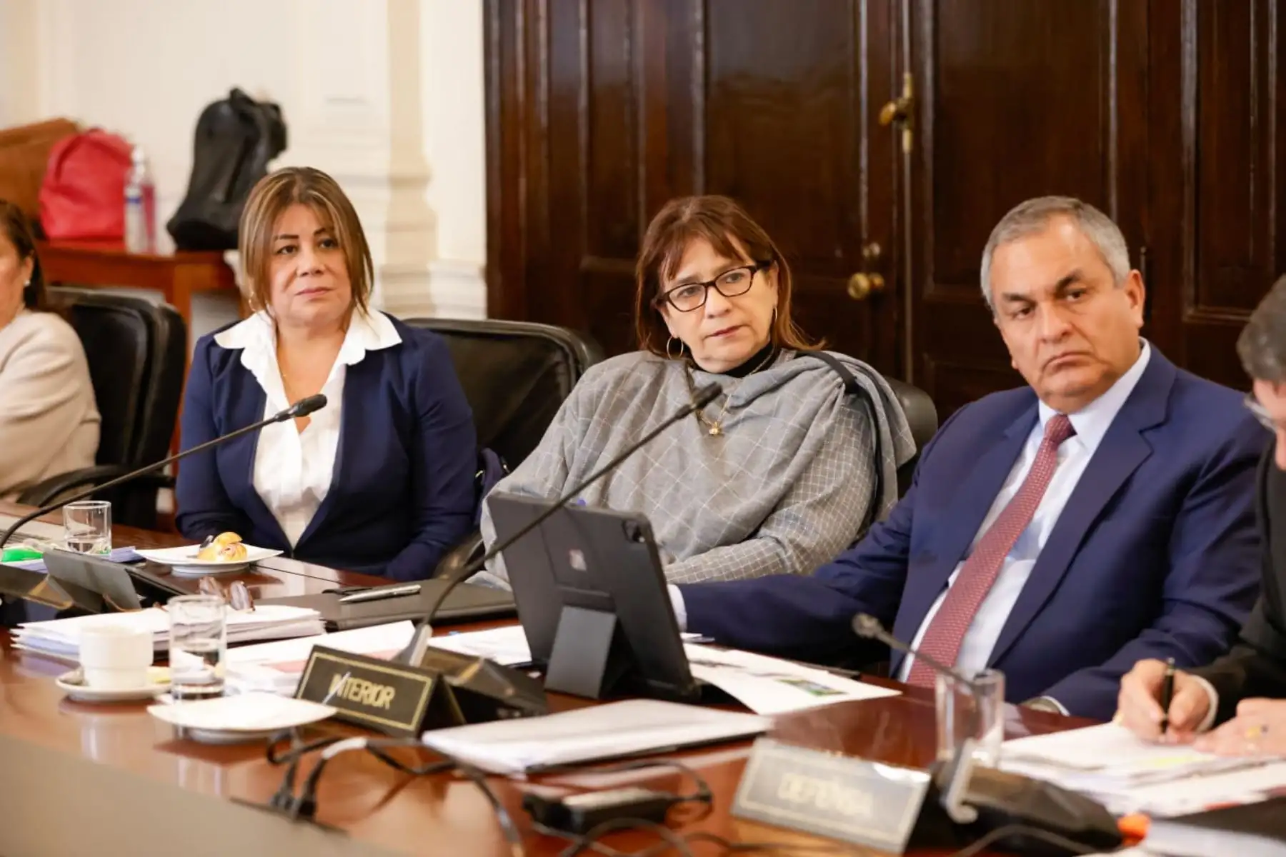 Presidenta de la república, Dina Boluarte, en sesión del Consejo de Ministros.
Foto: ANDINA/ Prensa Presidencial