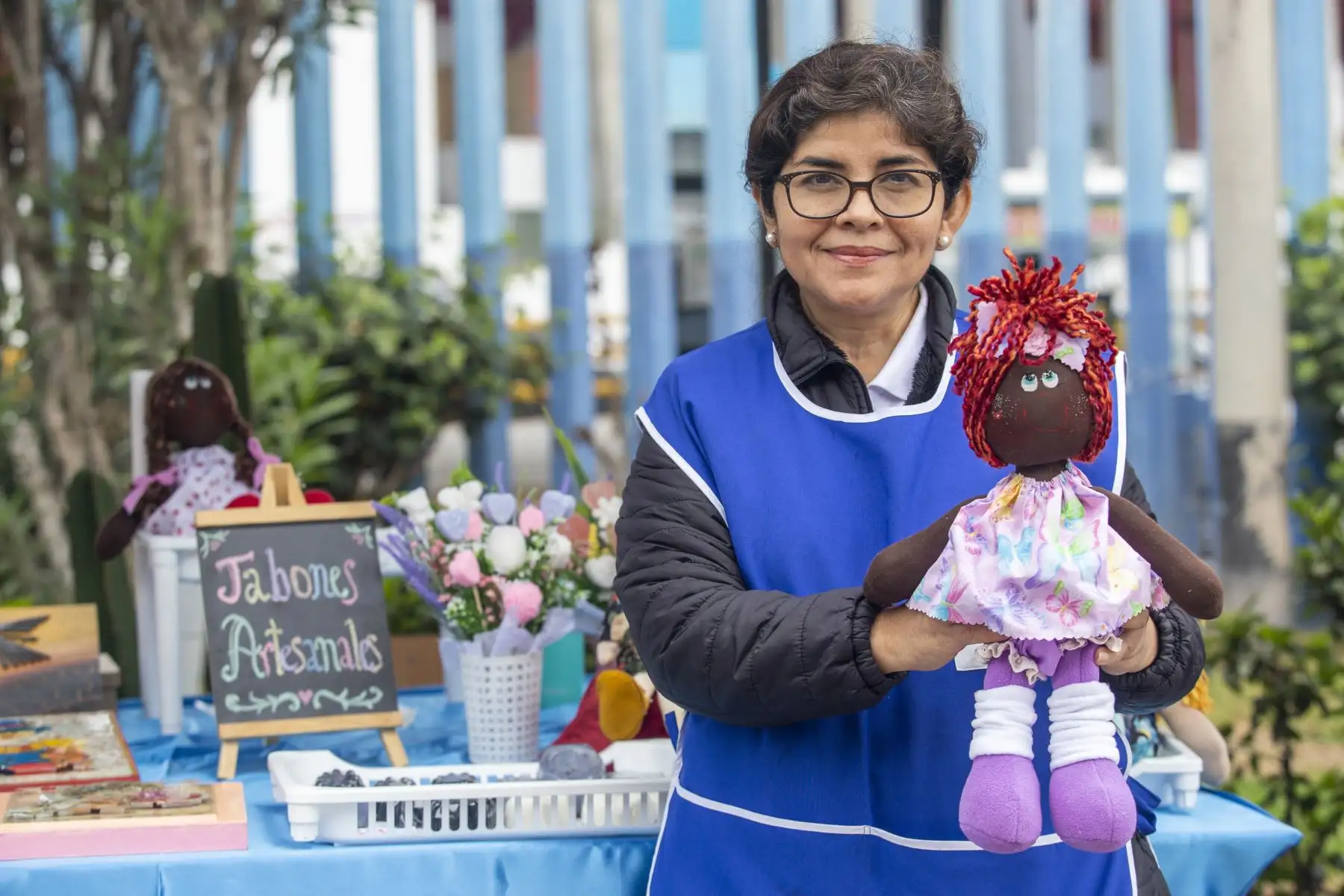 Día Nacional de la Persona con Discapacidad: usuarios de los CERPS EsSalud participan de feria artesanal y gastronómica. Foto: EsSalud