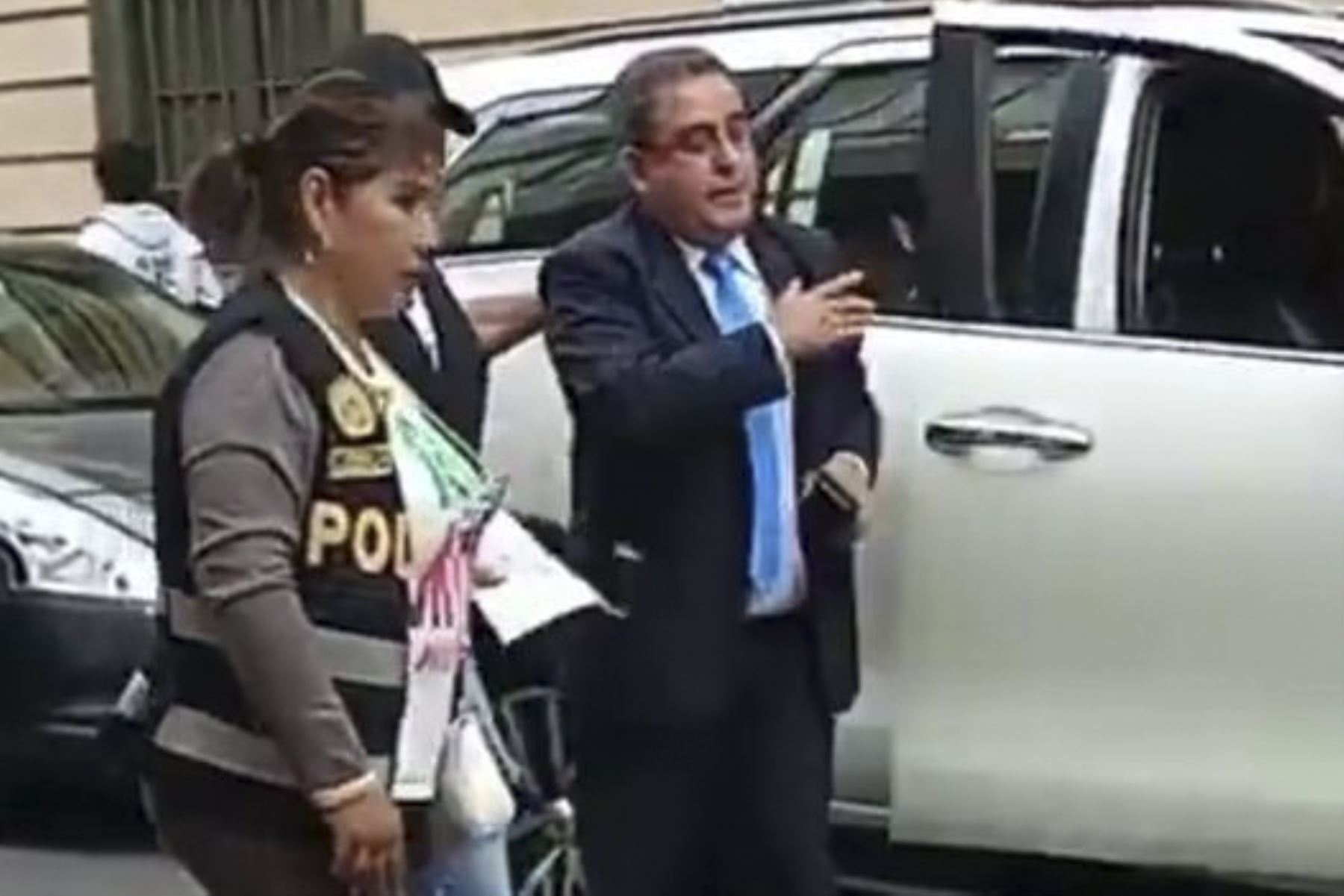 Congresista Luis Picón, de la bancada de Podemos Perú. Captura TV