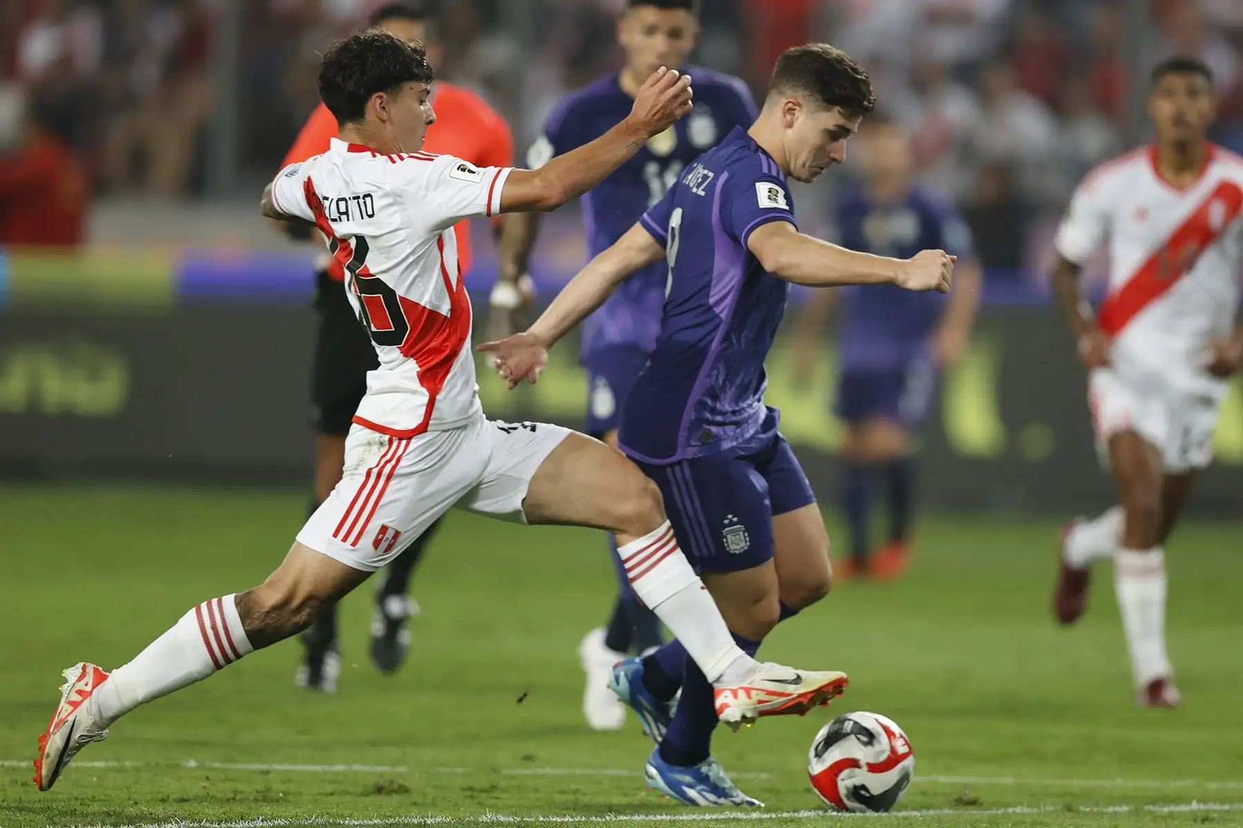 El delantero Franco Zanelatto fue convocado por Jorge Fossati para la Selección Peruana, con miras a los partidos amistosos contra Nicaragua y República Dominicana. Foto: Andina / Carlos Lezama