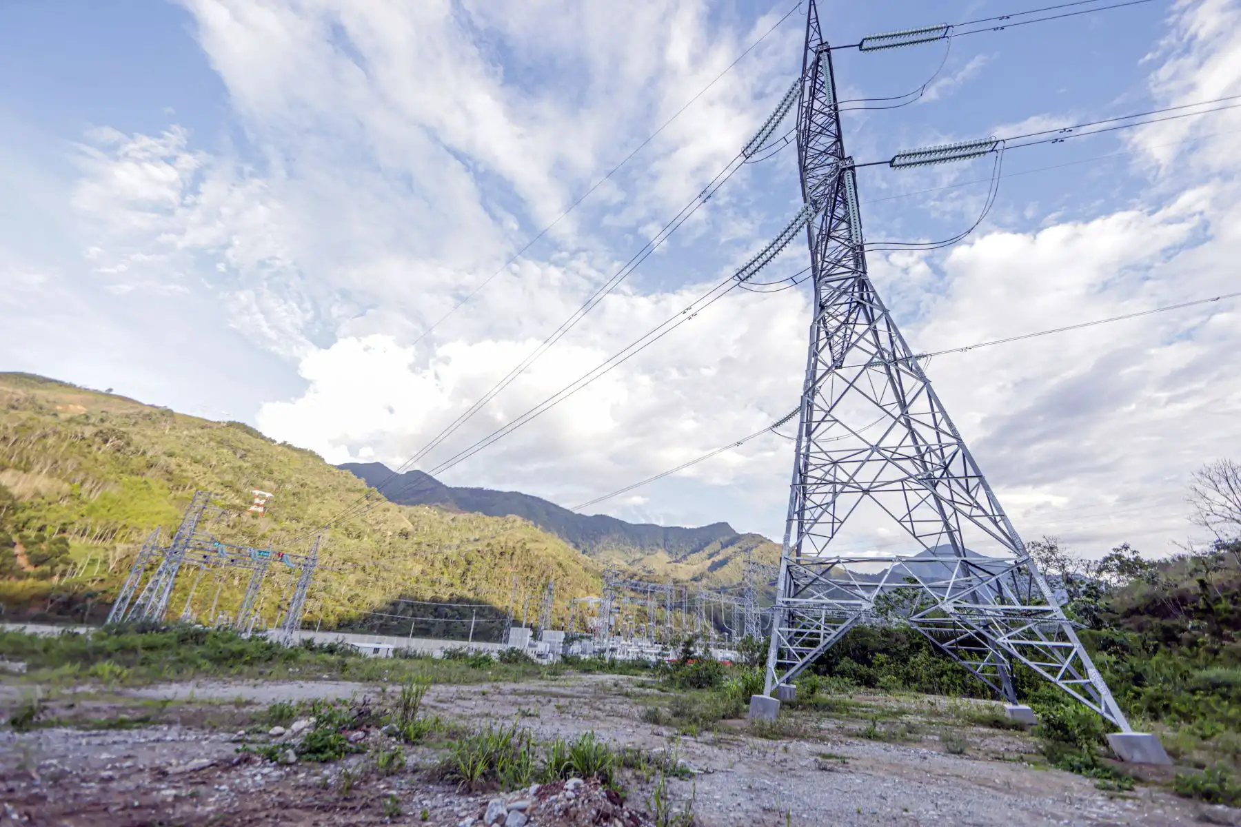 Inauguración del proyecto de transmisión eléctrica “Enlace 500kV Mantaro -Nueva Yanango – Carapongo y Subestaciones Asociadas (COYA)". Foto: ANDINA/ Prensa Presidencia