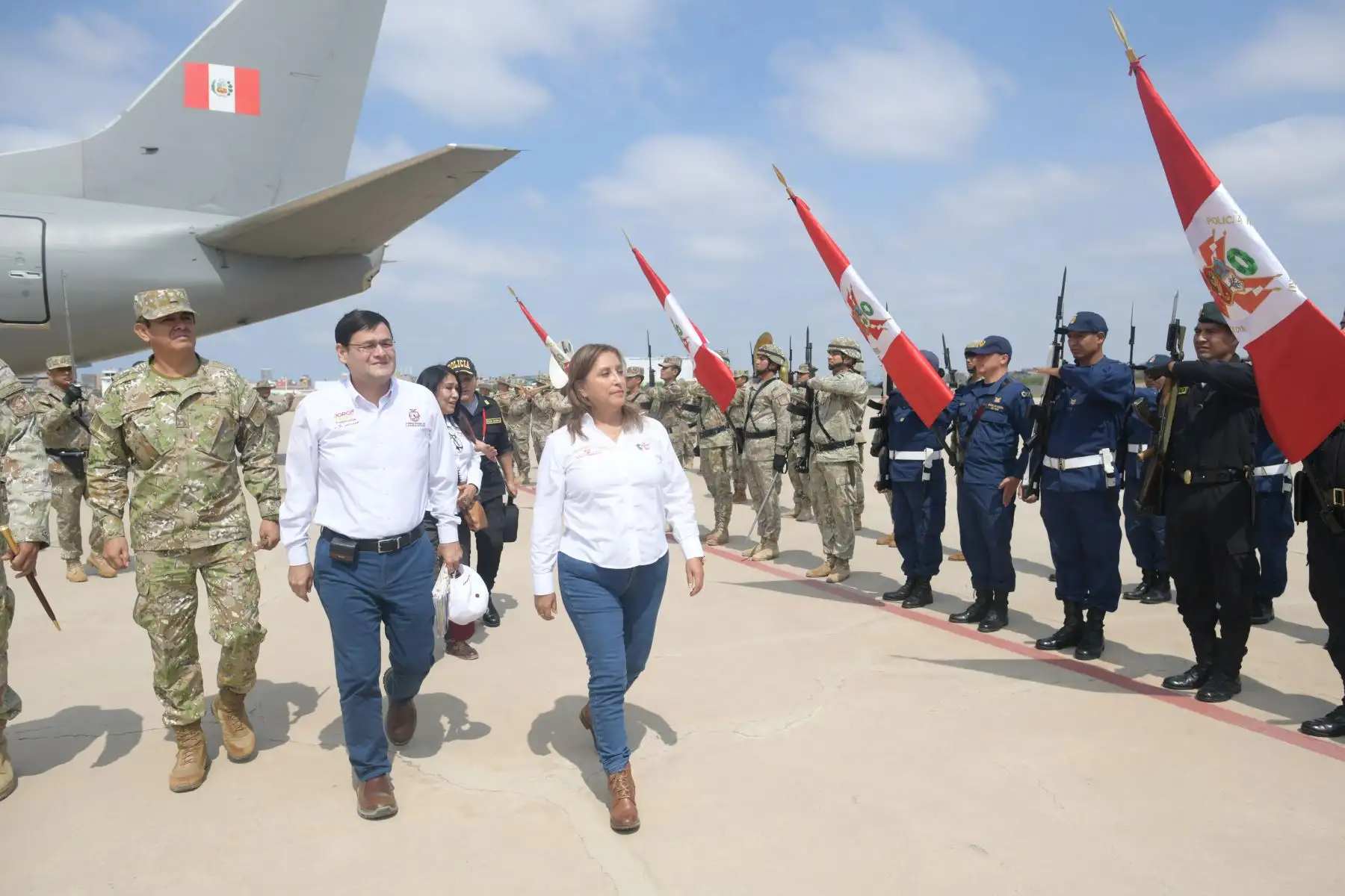 Presidenta Boluarte supervisa obras de prevención ante el fenómeno El Niño en Lambayeque
Foto: ANDINA/Prensa Presidencia