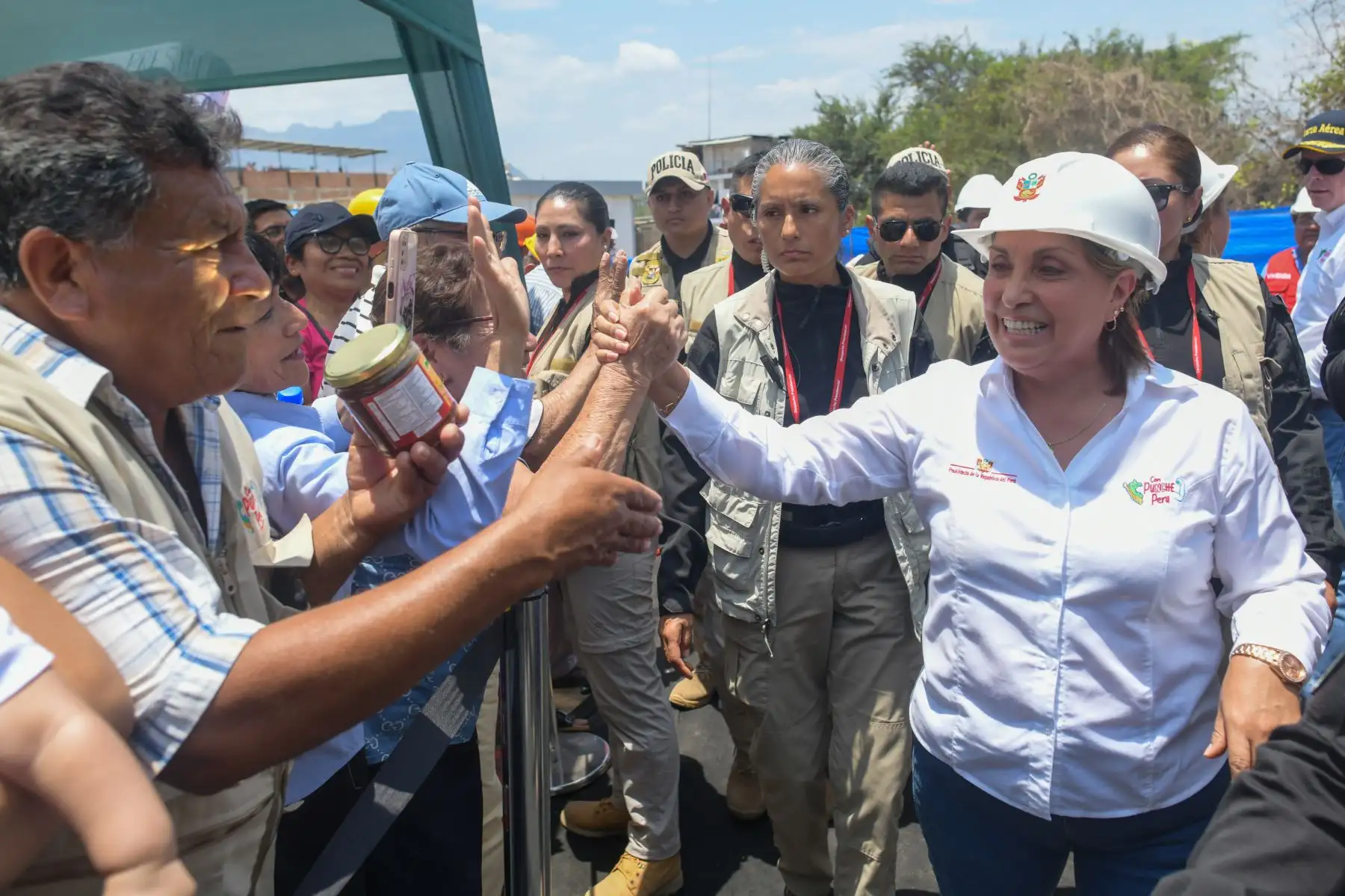 Presidenta Boluarte supervisa obras de prevención ante el fenómeno El Niño en Lambayeque
Foto: ANDINA/Prensa Presidencia