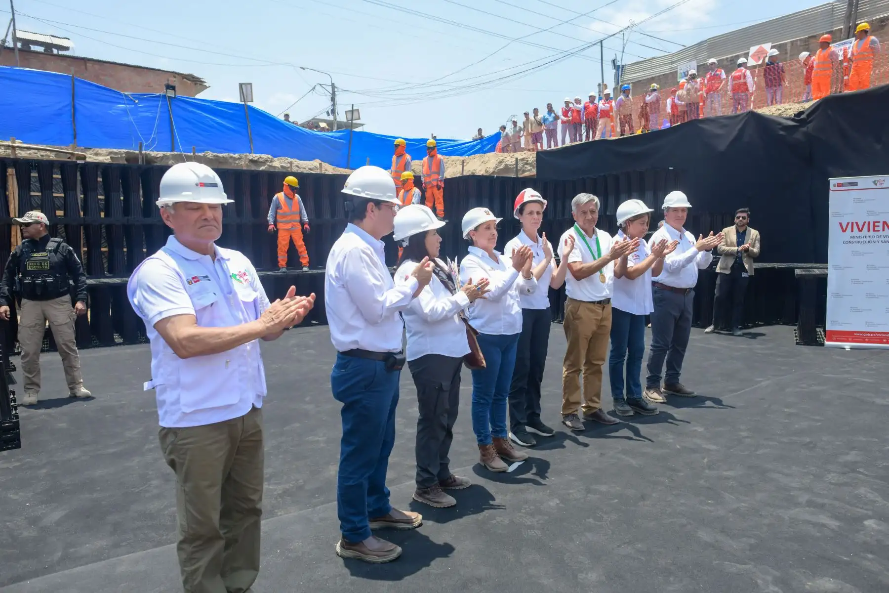 Presidenta Boluarte supervisa obras de prevención ante el fenómeno El Niño en Lambayeque
Foto: ANDINA/Prensa Presidencia