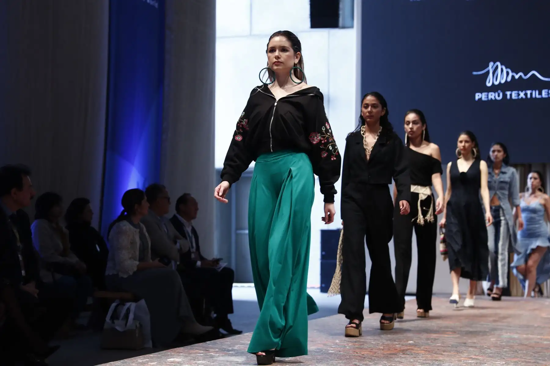 En el Centro de Convenciones Lima de San Borja se realizaron las pasarelas “Perú Textiles” y Alpacas del Perú”, organizadas por Promperú, en el marco del Perú Moda Deco 2023.Foto: ANDINA/ Daniel Bracamonte