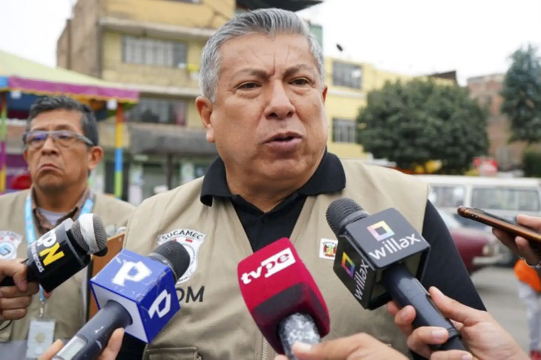 El gerente de Control y Fiscalización de la Sucamec, Carlos Díaz Quepuy,  resaltó que, la entidad contribuye con la labor de los agentes policiales en las calles, que han logrado reducir los índices de inseguridad en dichos distritos. ANDINA/ Sucamec.