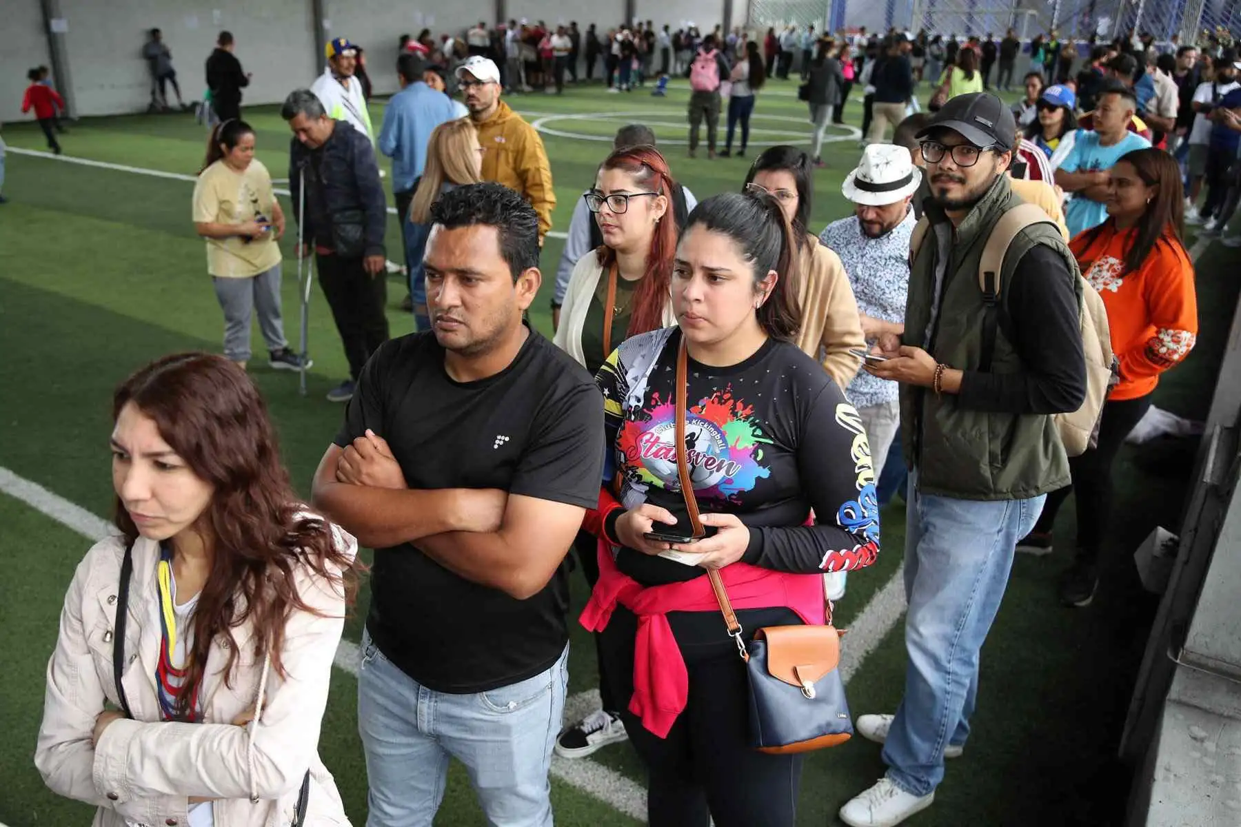 Miles de venezolanos votaron para elegir al candidato de la oposición para las presidenciales de 2024. Foto:  EFE