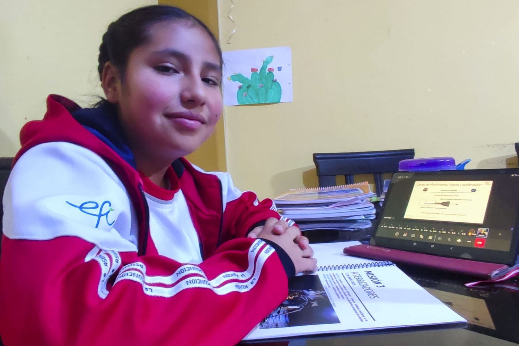 Ariana Morales Carhuamaca se convirtió en la única escolar escogida de Huancayo.