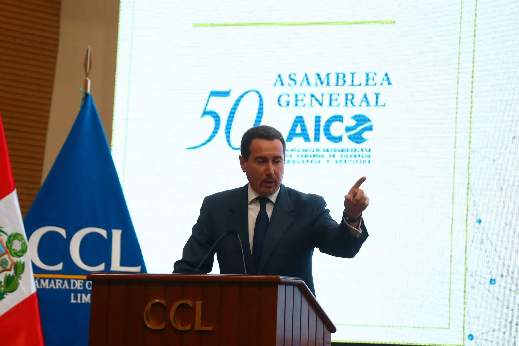 La Cámara de Comercio de Lima es sede de la 50 Asamblea General de la Asociación Iberoamericana de Cámaras de Comercio ,Industria y Servicios. En el evento participan,representantes de las cámaras de Madrid ,Bogota ,el BIF y destacados referentes internacionales.Foto: ANDINA/Eddy Ramos