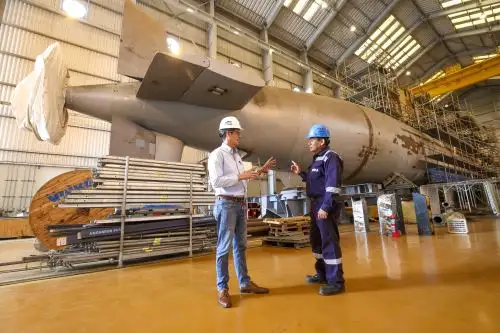 Sima, empresa encargada del mantenimiento, modernización, diseño y construcción de las unidades de la Marina de Guerra del Perú. Foto: ANDINA/Juan Carlos Guzmán Negrini.