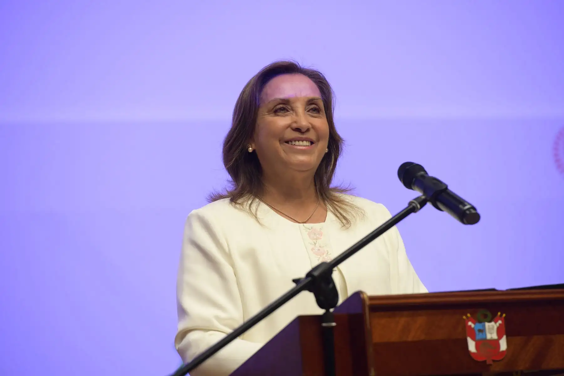 Presidenta Dina Boluarte participa en la inauguración de la XI Semana de la Inclusión Social. 
Foto: ANDINA/Prensa Presidencia