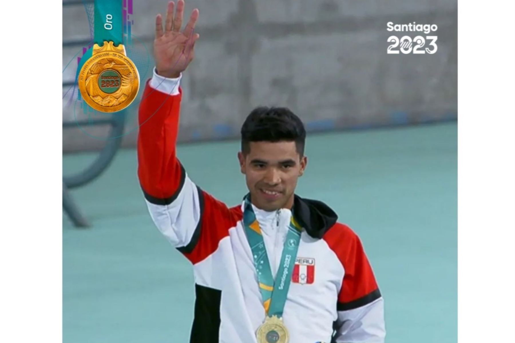 Perú celebra su segunda medalla de oro en los Juegos Panamericanos Santiago 2023.