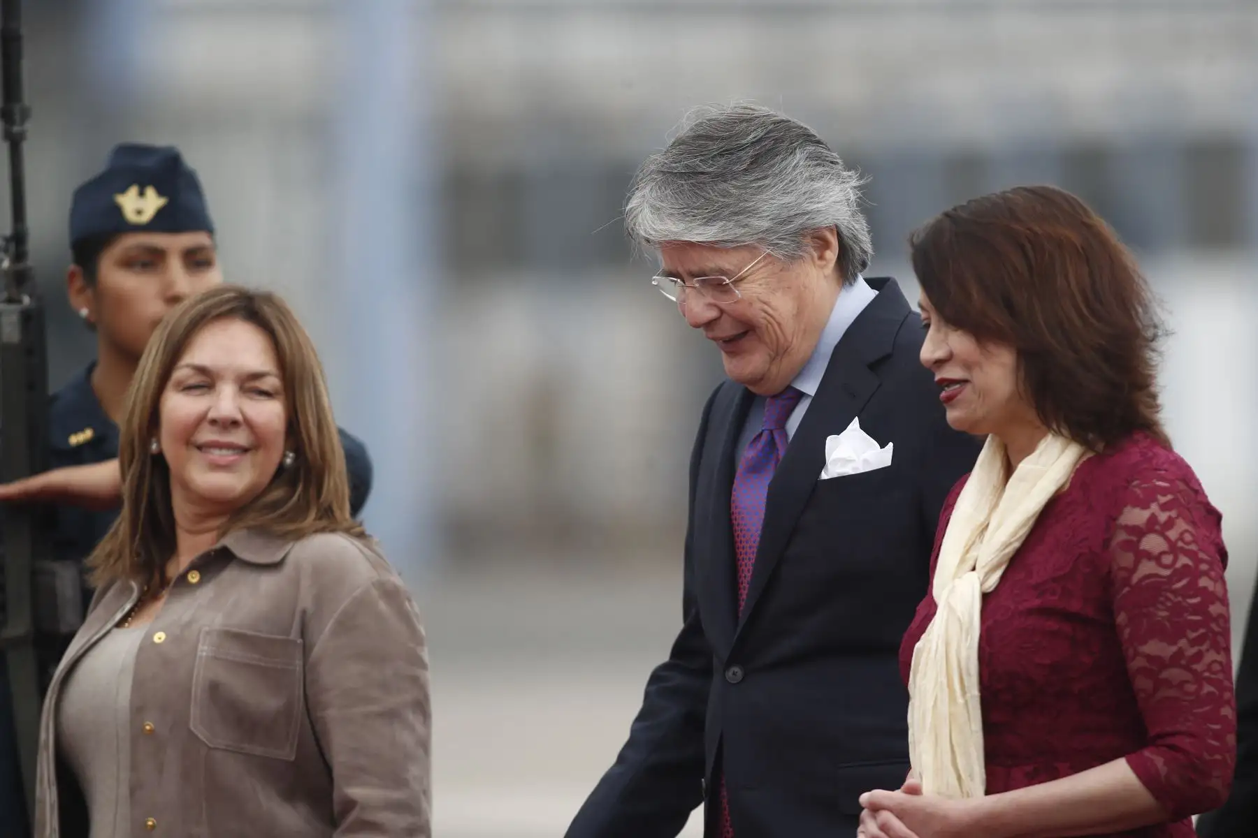 El presidente de Ecuador, Guillermo Lasso, llegó al Perú para participar en las actividades oficiales de conmemoración del 25 aniversario de la suscripción de los Acuerdos de Paz de Brasilia entre Perú y Ecuador.
Foto: ANDINA/Daniel Bracamonte