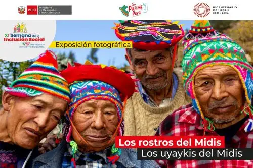Midis presenta exposición fotográfica "Rostros del Midis" Foto: Difusión