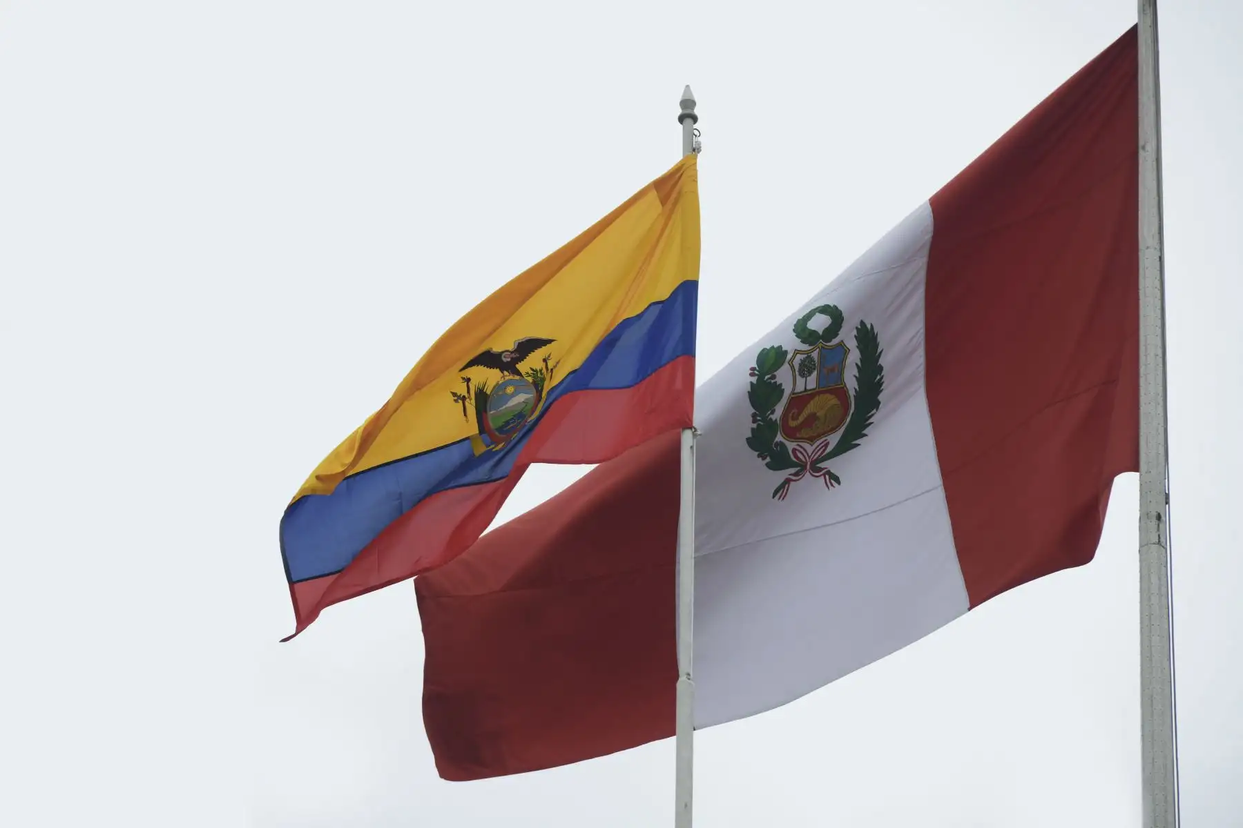 La mandataria Dina Ercilia Boluarte Zegarra recibió al presidente de Ecuador, Guillermo Lasso, en el marco del 25 aniversario de la suscripción de los Acuerdos de Paz de Brasilia. Ambos jefes de Estado junto a sus ministros sostuvieron una reunión en la que afianzaron las relaciones y lazos de amistad que unen a nuestros pueblos. Foto: ANDINA/Presidencia Perú.