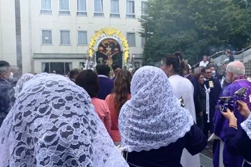 Señor de los Milagros: cientos de peruanos muestran su devoción en Japón. Foto: ANDINA/difusión.