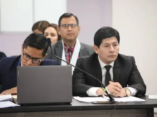 Audiencia de hoy sobre el caso Puente Tarata. Foto: ANDINA/difusión.