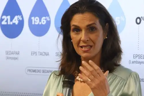 Ministra de Vivienda, Construcción y Saneamiento, Hania Pérez de Cuéllar. ANDINA/Héctor Vinces