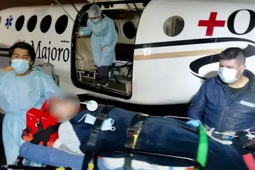 Joven herida por bala en rostro llegó a Lima para ser atendida en hospital Hipólito Unanue. Foto: ANDINA/Difusión.