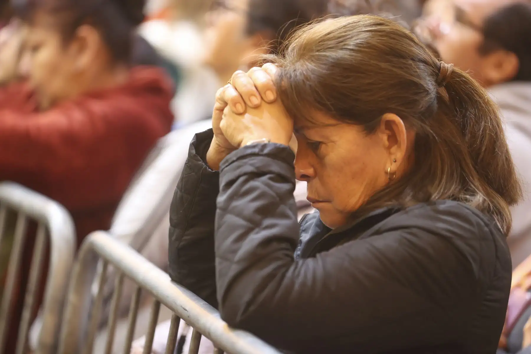 Devotos del Señor de los Milagros acudieron al santuario de Las Nazarenas en el Centro de Lima para participar de las misas de acción de gracias como parte de las celebraciones litúrgicas en el mes morado de este 2023. 


Foto: ANDINA/Juan Carlos Guzmán Negrini