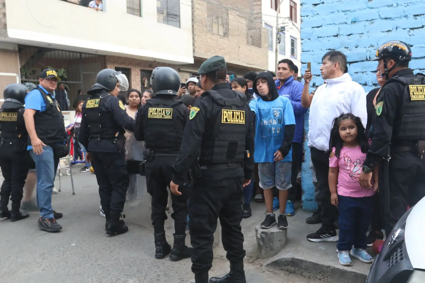Grupo Terna del Escuadrón Verde ubica la guarida de la temida banda criminal LOS MUÑECOS DIABÓLICOS DE INDEPENDENCIA. Foto: ANDINA/Héctor Vinces