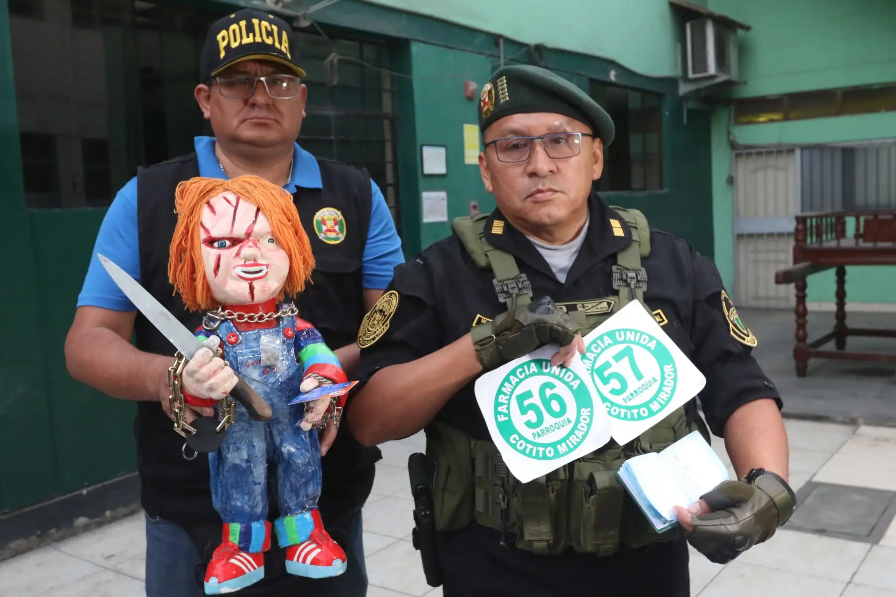 Grupo Terna del Escuadrón Verde ubica la guarida de la temida banda criminal LOS MUÑECOS DIABÓLICOS DE INDEPENDENCIA. Foto: ANDINA/Héctor Vinces