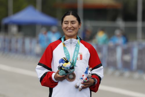 Evelyn Inga se hizo de la presea de bronce en los Juegos Panamericanos 2023