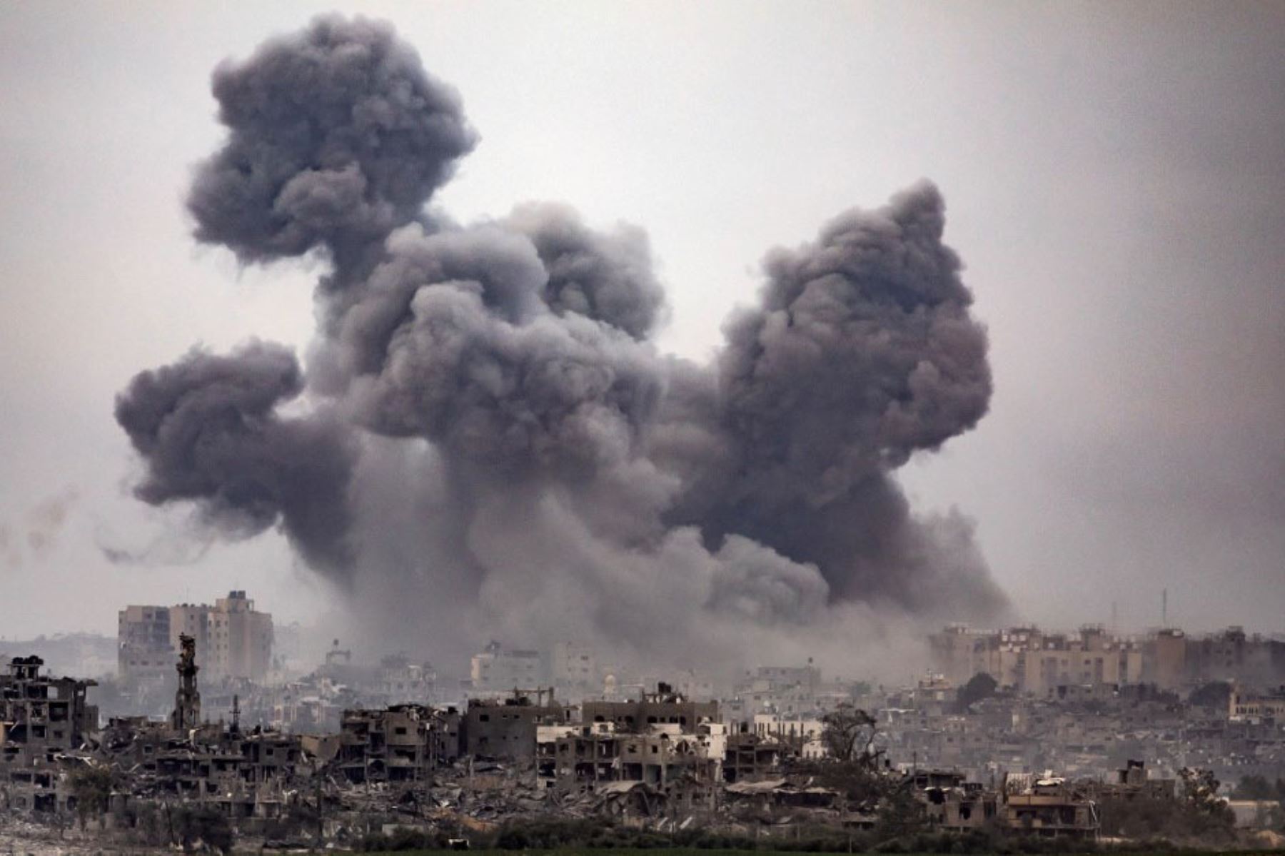 La ofensiva militar israelí en la Franja de Gaza ha dejado miles de víctimas mortales. Foto: AFP