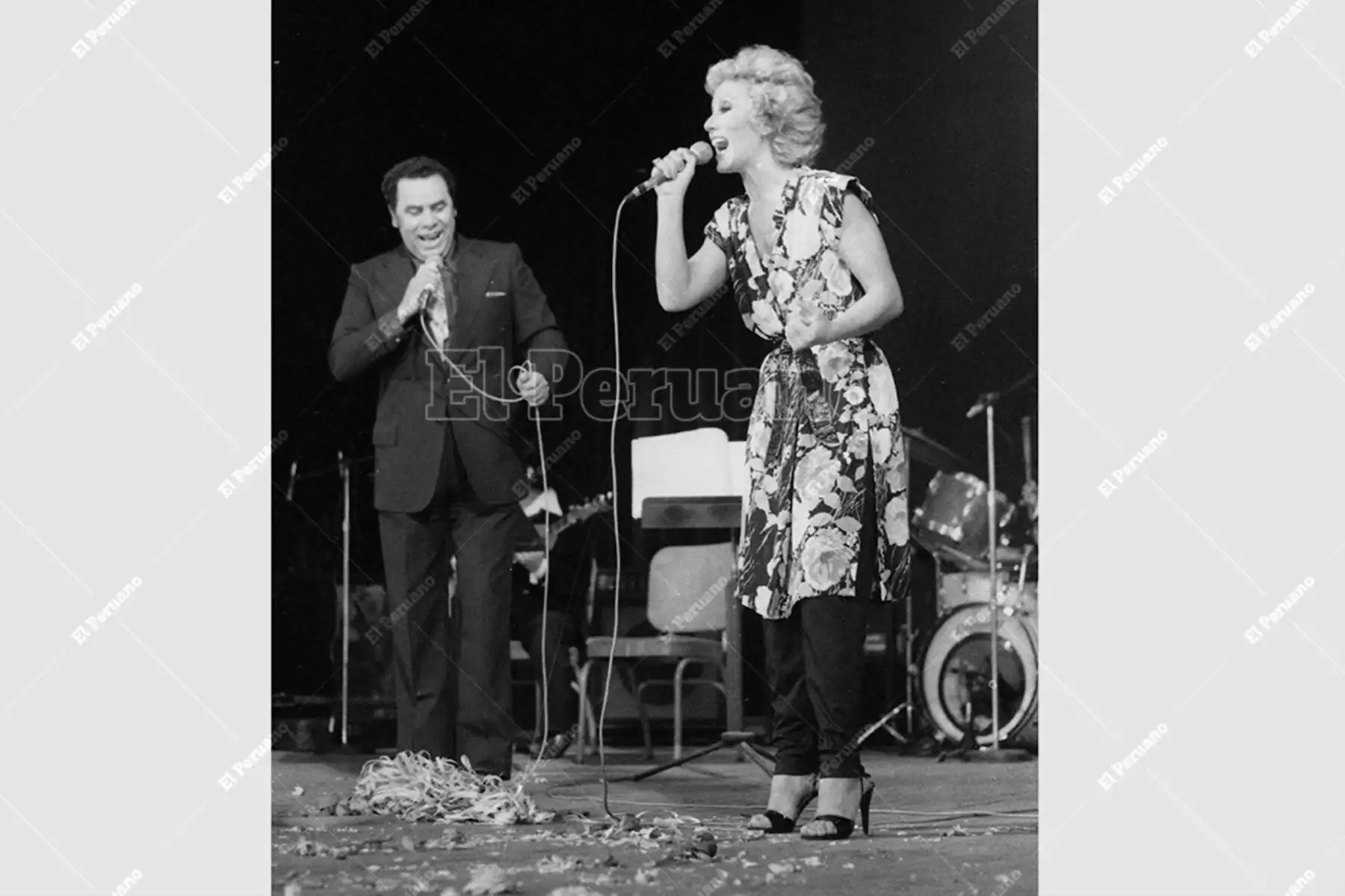 Lima - 4 mayo 1980 / Cecilia Bracamonte en concierto en el Teatro Municipal de Lima. Foto: Archivo Histórico de El Peruano / Orlando Adrianzen